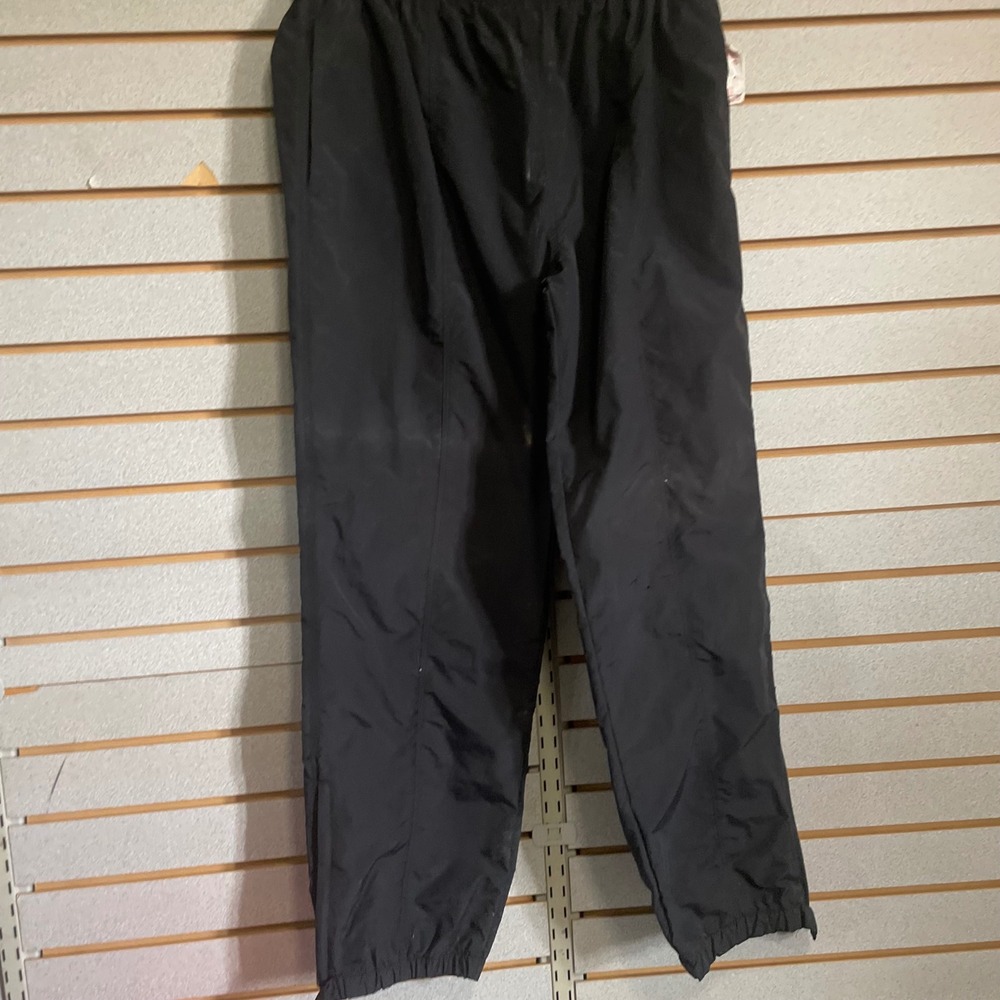 White Sierra Black Nylon Drawstring Waist Activewear‎ Pants Men's Size L